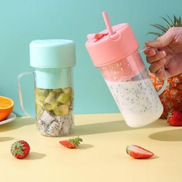 Imagem de Copo Mixer Portátil Elétrico Recarregável OEM Copo Caneca Liquidificador Mini Juicer 420ml 6 Lâminas 110V