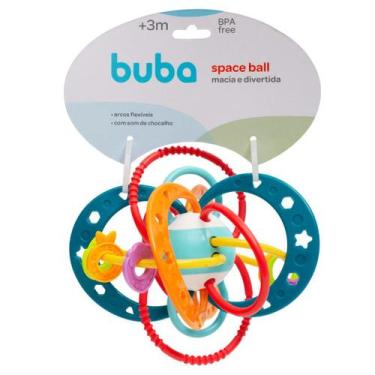 Imagem de Space Ball Chocalho E Mordedor Brinquedo Bebê 15297 Buba