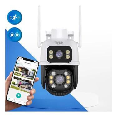 Imagem de Câmera De Segurança Infravermelho Wi-fi Smart A28b Dupla Len - Congrat