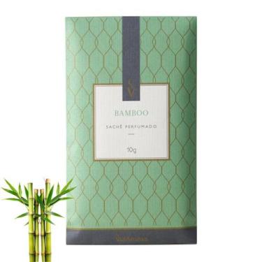 Imagem de Kit Sachês Perfumados Bamboo Via Aroma 10g  Aromatizador para Gavetas,