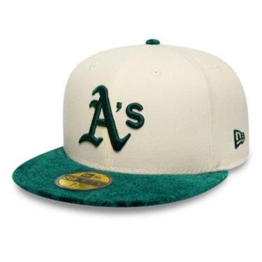 Imagem de MLB NEW ERA PAISLEY VISOR 59FIFTY OAKATH LTCDKG-Masculino