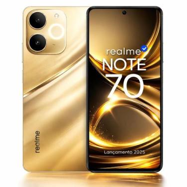 Imagem de Smartphone Celular Realme Note 70, 256GB, 8GB RAM, Android 14, Câmera 