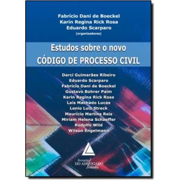 Imagem de Estudos Sobre o Novo Código de Processo Civil - LIVRARIA DO ADVOGADO, 
