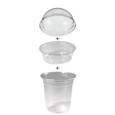 Imagem de Copo Bolha 400ml G840 com Tampa G800 e Divisória G810 Galvanotek com 5