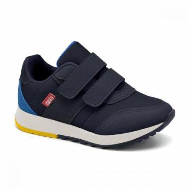 Imagem de Tenis Klin 216136 5882 Walk Mini Menino Infantil, Marinho, 25