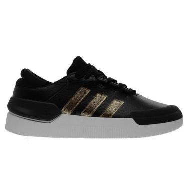 Imagem de Tênis Casual Feminino Adidas Court Funk Preto, 36, Preto