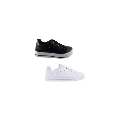 Imagem de Tênis Ramarim Feminino Casual Strass 24-93110, Preto, 37