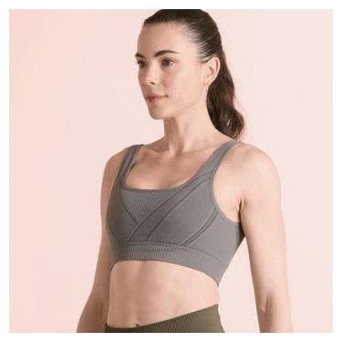 Imagem de Top lsport seamless max lupo original, Grafite, xg