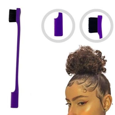 Imagem de Pente Com Escovinha Para Baby Hair 2 Em 1 - Geral