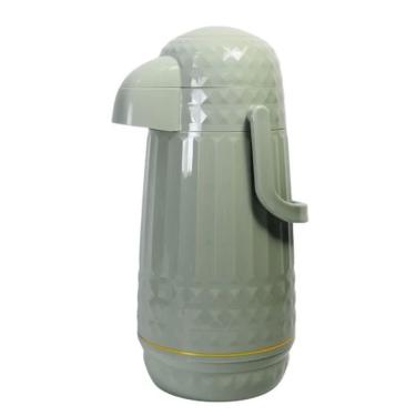 Imagem de Garrafa Térmica Valentina 1L em Plástico Abs com Eficiência para Café Chá e Água Verde...