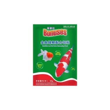 Imagem de Raçãao Porpoise Goldfish Koi Color Food 30g Peixe Kinguio
