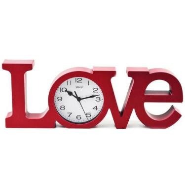 Imagem de Relógio de Mesa Love Vermelho - Yin's - Imporiente