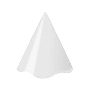 Imagem de Chapéu de Aniversário Liso de Papel Cartão 16.5cm com 8 Unidades Transparente Ultra Fest