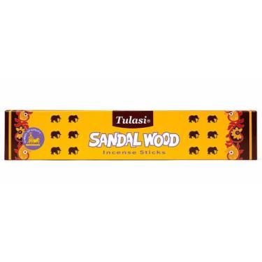 Imagem de Incenso Tulasi Sandalwood Caixa C 12 Varetas - Lua Mística Original