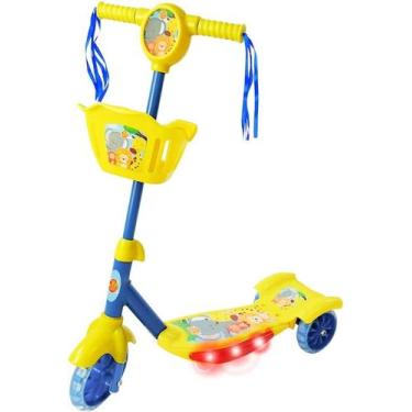 Imagem de Patinete Infantil 3 Rodas Tema Floresta Divertida Musical - DM Radical