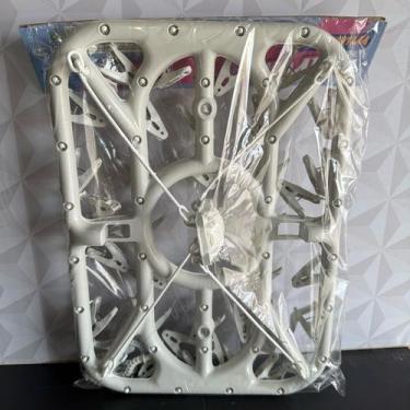 Imagem de Varal de plástico para roupa miúda retangular grande com 36 prendedore