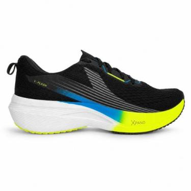 Imagem de Tênis Lynd Speed AD Y Flash Masculino Leve, Preto, Azul, Verde, 39