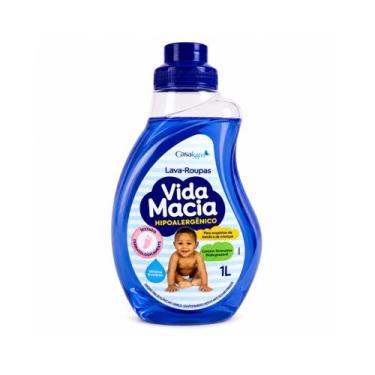 Imagem de Lava Roupas Hipoalergênico Glicerina e Lavanda Vida Macia 1L
