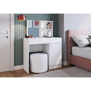 Imagem de Penteadeira Com Portas e Gaveta Estrela Branco - Art In Móveis