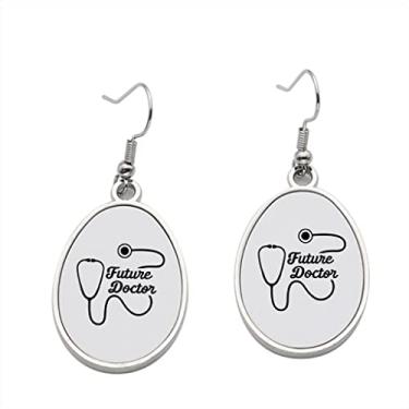 Imagem de Brinco Future Doctor – Brincos pendentes para meninas – Presente de festa de aniversário dos namorados