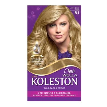 Imagem de Kit Tintura Koleston Louro Cinza Claro 81