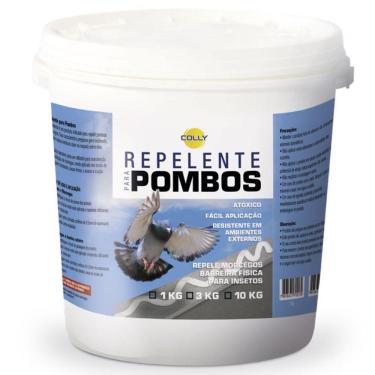 Imagem de Gel Repelente De Pombos Morcegos Insetos Colly Pote De 1kg