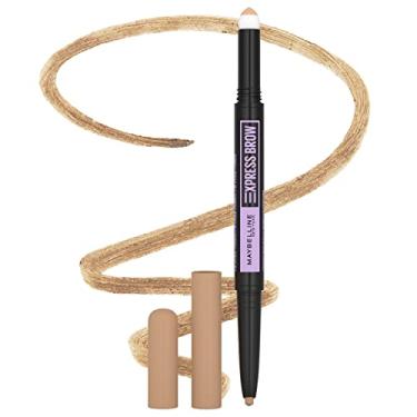 Imagem de Maybelline Express Brow 2-In-1 Pencil and Powder, Eyebrow Makeup, Light Blonde, 0.02 fl. oz.