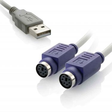 Imagem de Cabo Conversor  USB AM x PS2 F Multilaser  - WI046