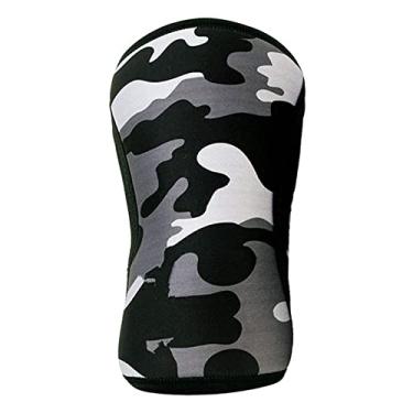 Imagem de Fancyes Joelheiras 1 psc, joelheiras de compressão de neoprene de 7 mm, ótimo suporte para treinamento cruzado, levantamento de peso, levantamento de peso, XXL