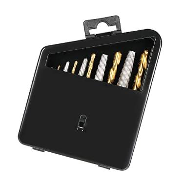 Imagem de Tingpai Conjunto de 10 peças de ext tor de pa fuso + conjunto de s conjunto de ca a de ferro de de cobalto esque o 2016136 cor da ca a aleatória