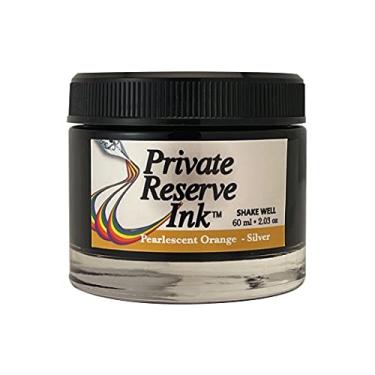 Imagem de Tinta de reserva privada perolada – frasco de tinta de 60 ml para caneta-tinteiro (laranja/prata) (PR17048)