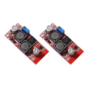 Imagem de DEVMO 2 peças XL6009 Boost Buck DC-DC módulo conversor de energia step-up para baixo ajustável tensão solar substitui LM2577 compatível com ArduinoRaspberry PiSMT32