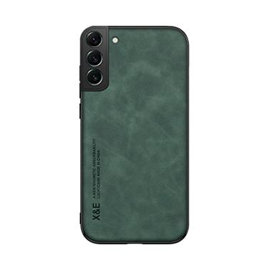 Imagem de Kepuch Silklike Capa para Samsung Galaxy S30+/S21+ - Case Placa de Metal Embutida para Samsung Galaxy S30+/S21+ - Verde