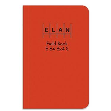 Imagem de Elan Publishing Company E64-8x4S SewnField Surveying Book 4 x 7 ¼ Capa rígida laranja