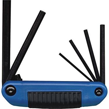 Imagem de Eklind Tool 25161 Conjunto de chaves hexagonais dobráveis Ergo-Fold de 3 mm a 10 mm - Grande, conjunto de 6 peças (3 mm a 10 mm)