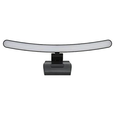 Imagem de Focket Barra de luz curvada para monitor curvo, 5V 1A USB para monitor de computador lâmpada LED para monitor com 3 modos de temperatura de cor, barra de luz para monitor de computador para mesa, escritório, casa