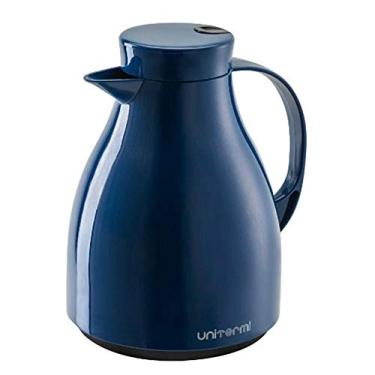 Imagem de Garrafa térmica Paris com gatilho Unitermi 1 Litro Azul escuro