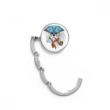 Imagem de Lindas roupas de cachorro com ilustração em aquarela, gancho de mesa com fecho decorativo, gancho dobrável