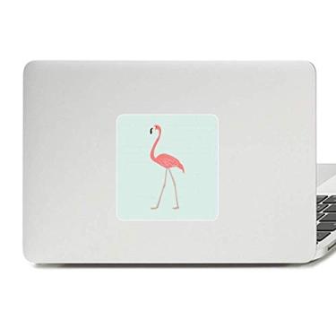 Imagem de Adesivo de vinil para laptop com estampa de flamingo andando para decoração de PC