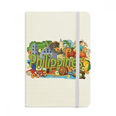 Imagem de Caderno de grafite Filipino da Camiguen com capa dura em tecido oficial