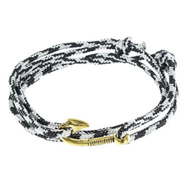 Imagem de West Coast Paracord — Pulseiras femininas ajustáveis com âncora náutica e anzol – Feito de corda de nylon