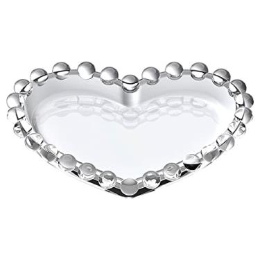 Imagem de Jogo de 4 petisqueiras Bolinha coracao em cristal L11xP9,5xA1,5cm