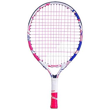 Imagem de Raquete De Tênis Babolat B-fly Junior 17 Branca e Rosa