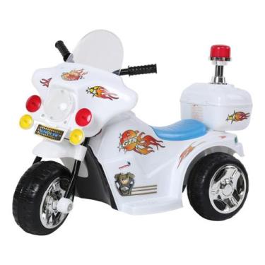Imagem de Mini Moto Elétrica Triciclo Infantil Polícia Importway Bw006 Bw006br
