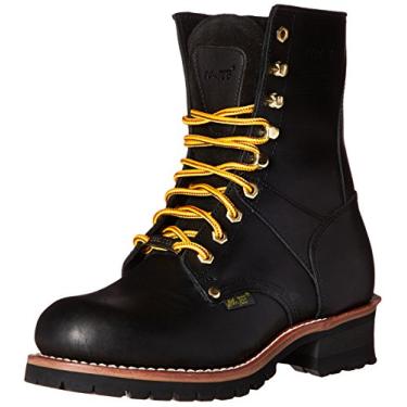 Imagem de Bota masculina Adtec resistente Goodyear Welt Construction Utility Logger, Preto, 9 Wide