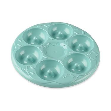 Imagem de Nordic Ware Forma de mordidas de donut para micro-ondas, seis cavidades de 1/8 xícara, vidro do mar