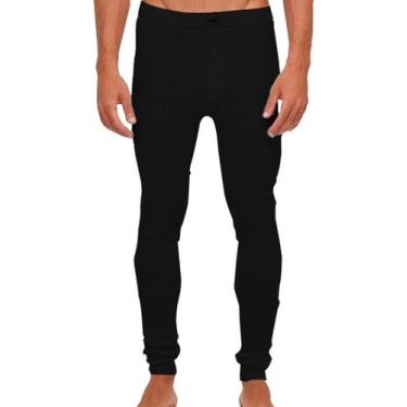 Imagem de Calça  Ceroula Masculina  Mash Ribana Canelada  100% Algodão Original