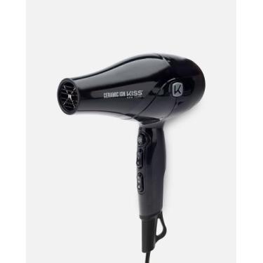 Imagem de Secador De Cabelo Kiss New York Ceramic Ion Potência 1900W 127V Preto