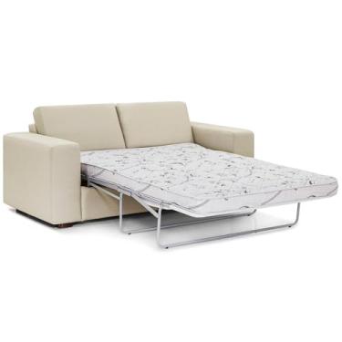 Imagem de Sofá-cama 3 Lugares Casal Herval Elastic, Linho Bege, 201 cm