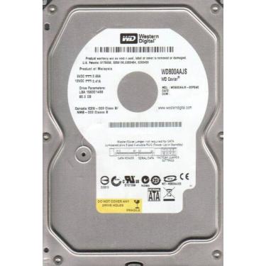 Imagem de HD Interno Sata 80GB WD800AAJS 7200 RPM 3.5